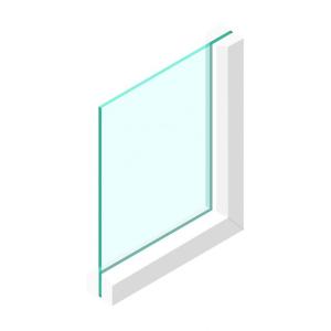 Enkel glas spoedglas