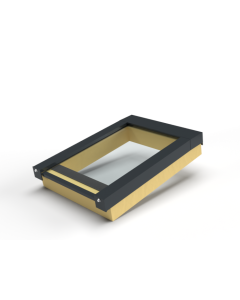 Zelfbouw lichtstraat 1 vak lessenaarsdak 785x1000mm