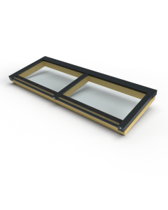 Zelfbouw lessenaars lichtstraat vaste maat 2 vaks - 2310x840mm
