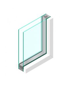 Dubbel glas HR++ Premium mat 4mm - sp - *4mm