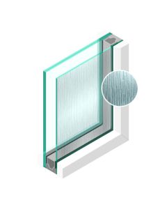 Dubbel glas Figuur Cotswold blank 4mm - sp - 33.1