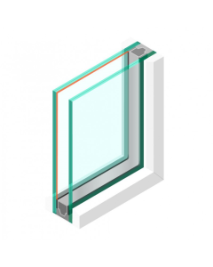 Spoedglas Dubbel glas HR++ 33.1 - sp - #33.1