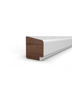 Glaslat 17x15 mm met 3x3 mm sponning