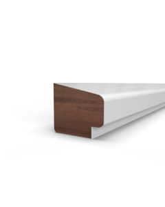 Glaslat 17x19 mm met sponning 4x4 mm