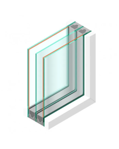 Spoedglas HR+++  tripleglas 4* - sp - 4 - sp - 4*