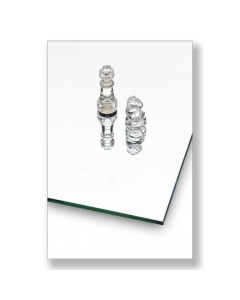 Spoed Veiligheidsspiegel 4 mm Verzilverd blank